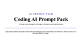 AI Coding Prompt Pack – 25 ChatGPT & Claude Prompts for Developers